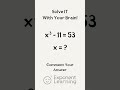 "Test Your Knowledge, Learn by doing Solve this question with your brain, #education #correctanswer"