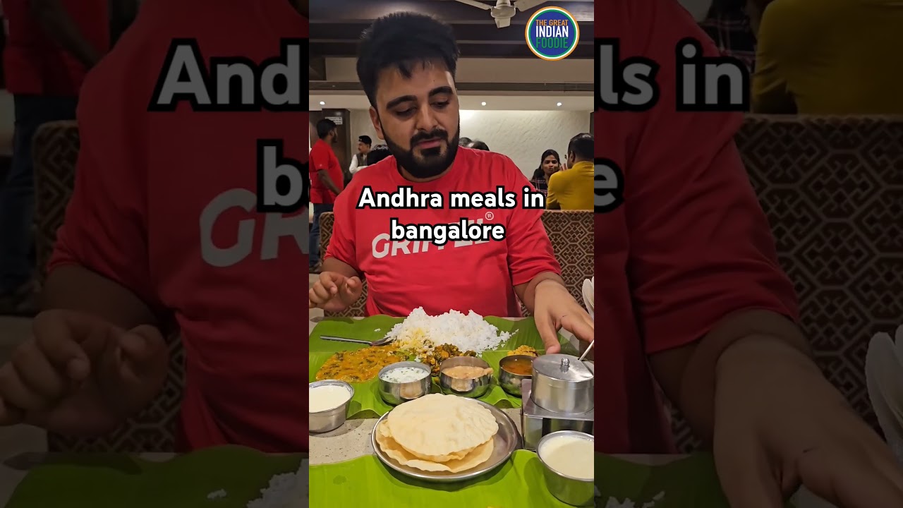 Bangalore ke special Andhra meals 