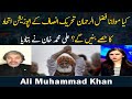 Kya maulana fazal ur rehman tehreek insaaf ke oppostion ittehad ka hissay banin ge ali muhammad