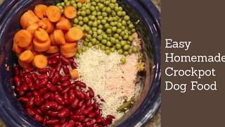 Easy Homemade Crockpot Dog Food Recipe
