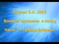 Бублик Б.А. 2016 Возврат органики в почву часть 2 - Грядка Бублика