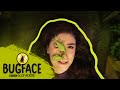 Walking Leaf Insects Walk All Over Amber Doig-Thorne | Bug Face | BBC Earth Kids