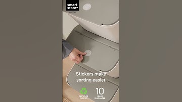 SmartStore™ Collect Stack-it with stickers for easy sorting and recycling  #home #storagesolutions