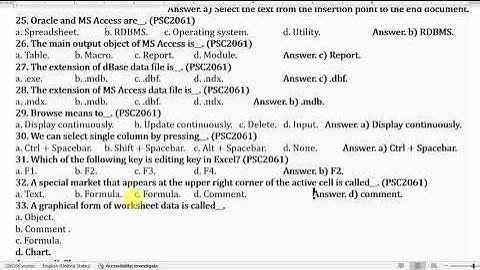 PSC # Computer Operator 2061 next Question #Quiz #computeroperator #asstcomputeroperator #mcqs