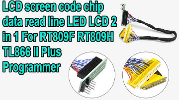EDID Notebook LCD screen code chip data read line LED LCD 2 in 1 For RT809F RT809H TL866 II Plus Pro