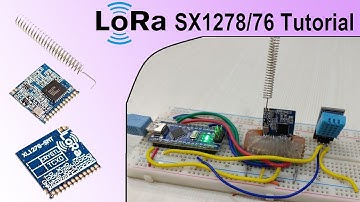 LoRa SX1278/76 Arduino Interfacing Tutorial | Sending Sensor Data Wirelessly with LoRa