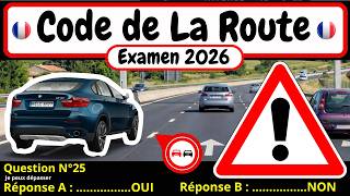 ✅ TEST GRATUIT DU CODE DE LA ROUTE 2026 🚗 #245