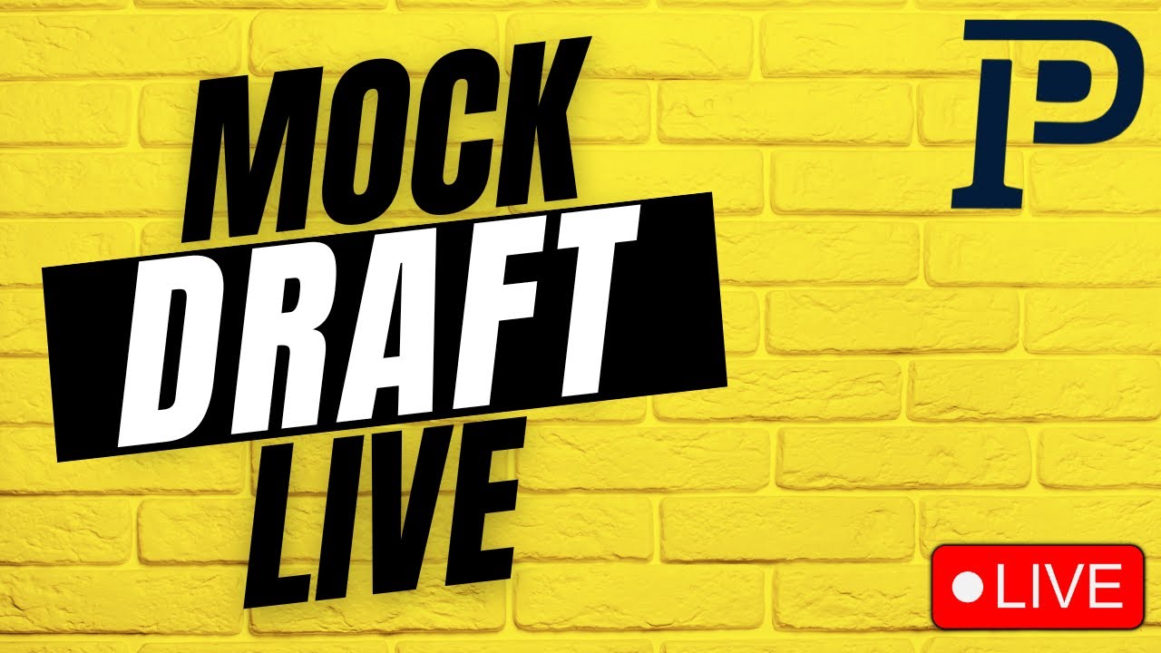 NEW Dynasty Startup 1 QB Mock Draft Mock Draft LIVE YouTube