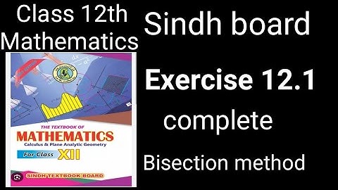 Exercise 12.1 Q1 complete Class 12 mathematics new book Sindh board by study with Mir Hassan