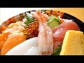 Eating Japanese food Sushi "Kaisen donburi (Sashimi Bowl)" (ASMR)