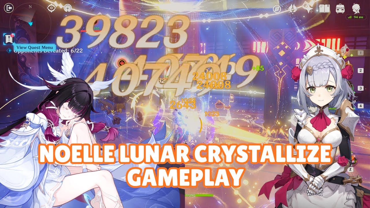 Noelle Lunar Crystallize Team Gameplay