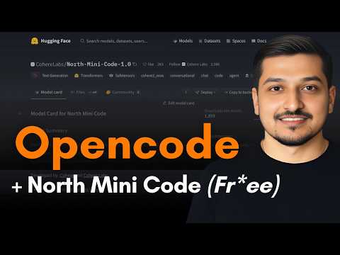 Opencode + North Mini Code : The New Open Source AI Coder That Can Fix Real Codebases