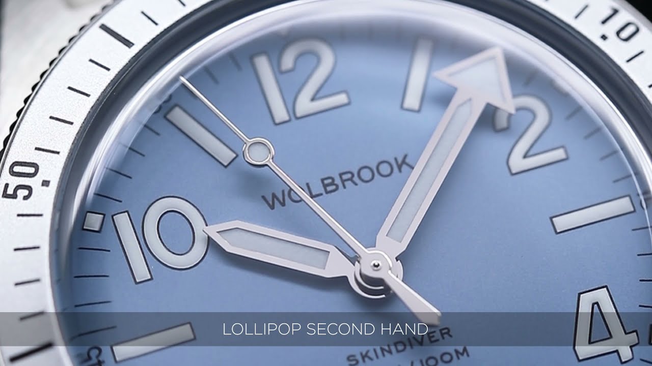Wolbrook Skindiver Automatic - Sky-Blue & Silver Bezel