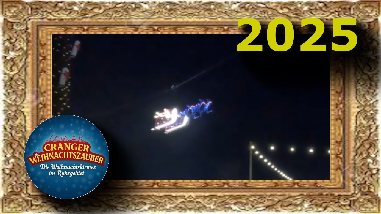 Fliegender Weihnachtsmann Show – Cranger Weihnachtszauber Herne 2025