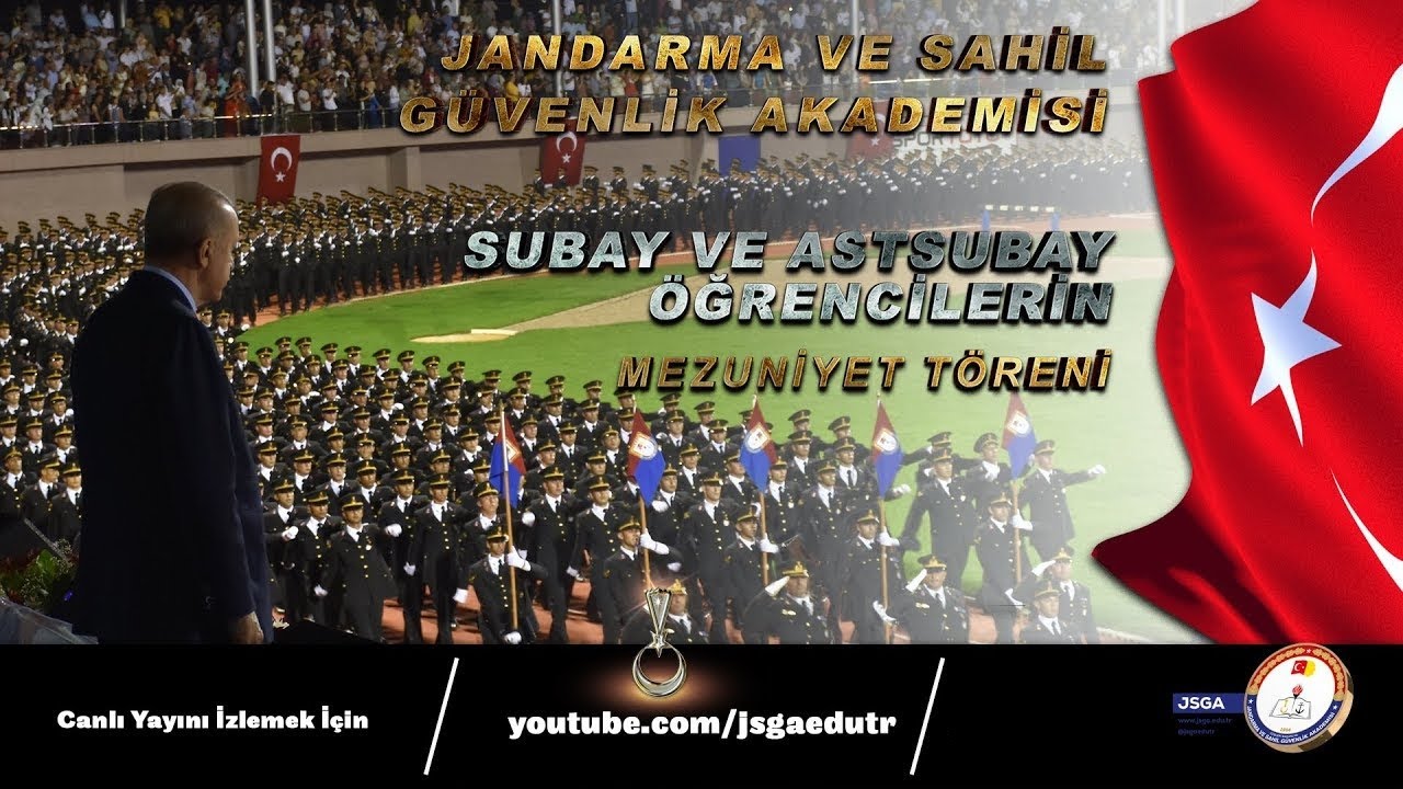 JSGA 2024-2025 Eğitim Öğretim Yılı Subay ve Astsubay Mezuniyet Töreni