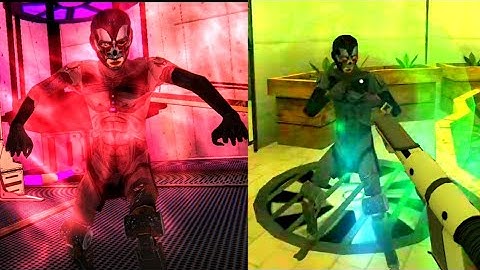 Smiling X Corp 1 Cyborg Robot Vs Smiling X Corp 2 Cyborg Robot