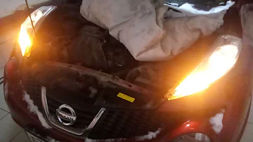 Поворотник + габариты на Nissan juke часть 1!