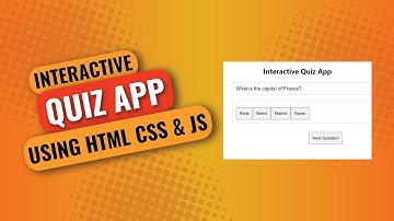 Build a Dynamic Quiz App with HTML, CSS, and JavaScript |Step-by-Step Tutorial in Hindi
