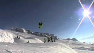 Snowboar Team Campiglio, No Trouble For The Double.