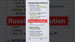 Russian revolution #history for JT AT SSB TGT RHT BED #tenthclass