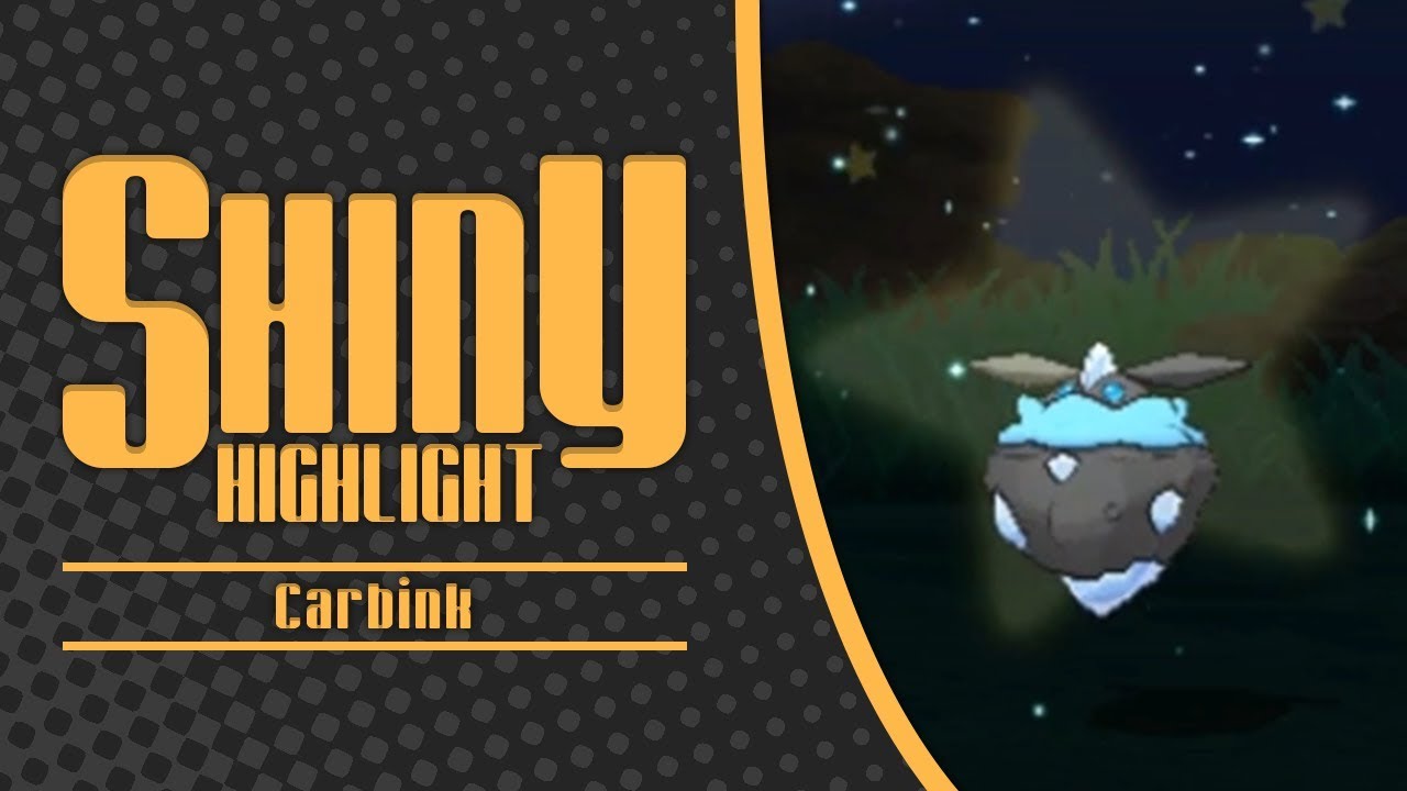 Shiny Carbink Reaction Pokemon Ultra Sun and Moon