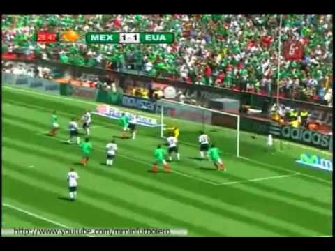 Mexico vs Estados Unidos 2-1 estadio azteca