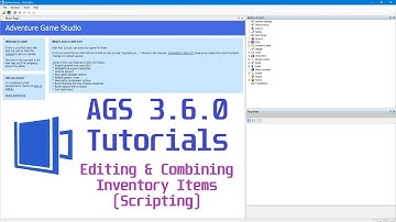 Adventure Game Studio Tutorials: Editing and Combining Inventory Items (Scripting) [V-Log 13]