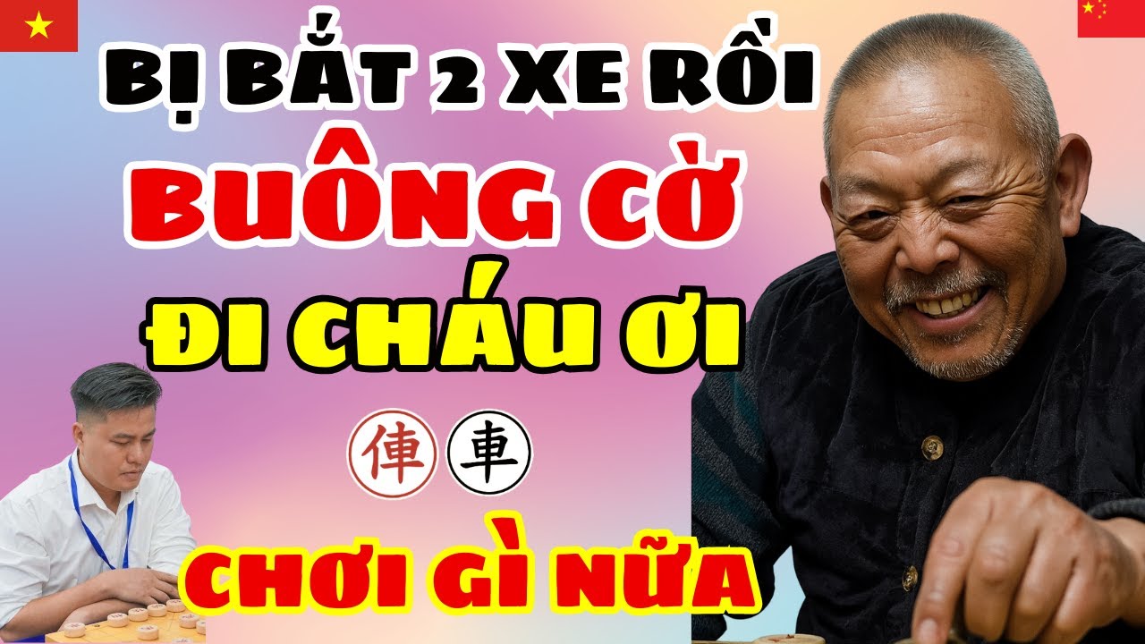 🔴CỜ TƯỚNG | HUYNH trúng kế bị bắt 2 xe cả nước hồi hộp
