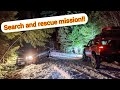 Stranded in the wilderness and hanging off a cliff!!   Deep woods search and rescue mission!