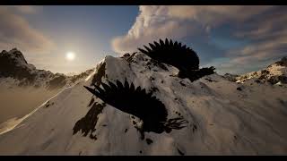 EAGLES OVER MOUNTAINS 4K