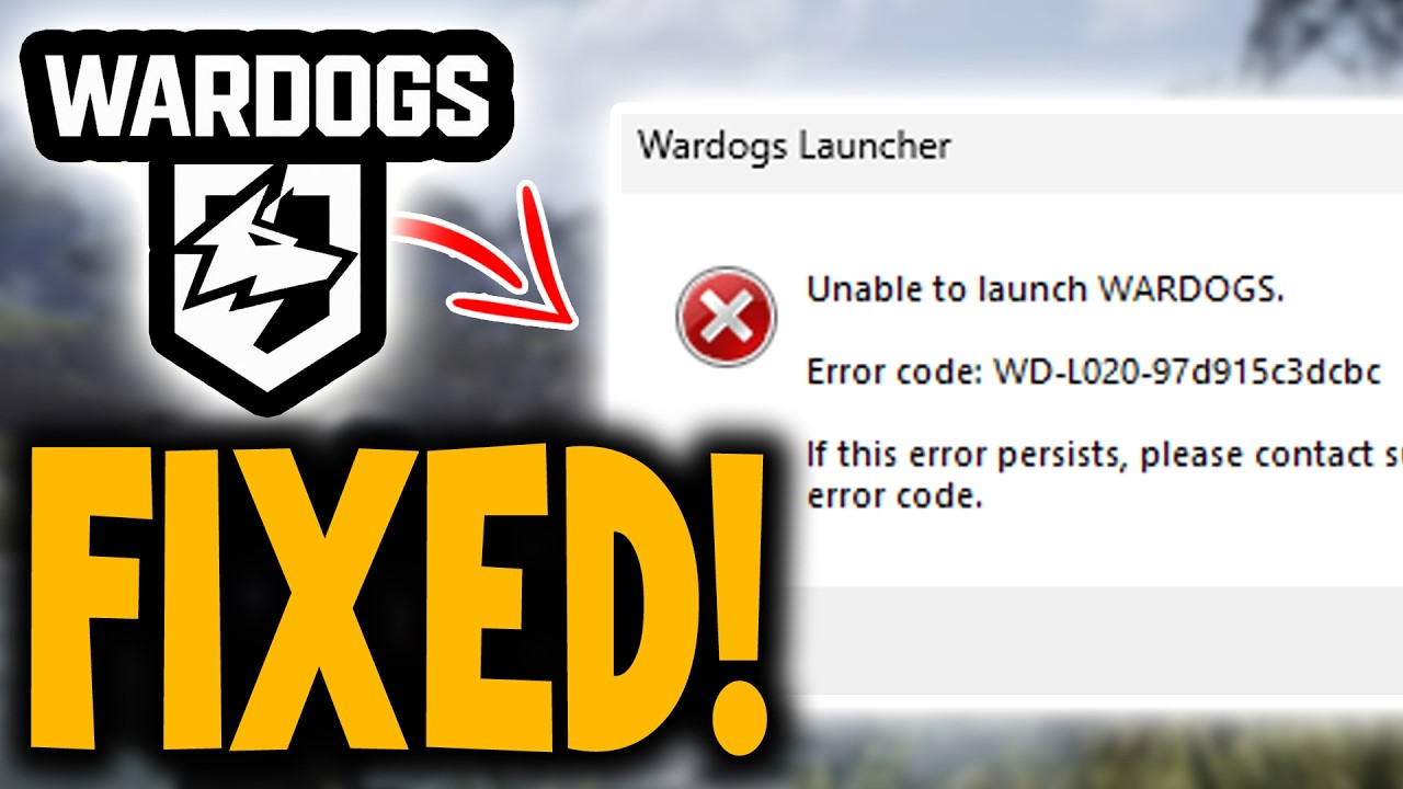 How to Fix WARDOGS Launcher Error Code WD-L020 - Easy Guide - YouTube