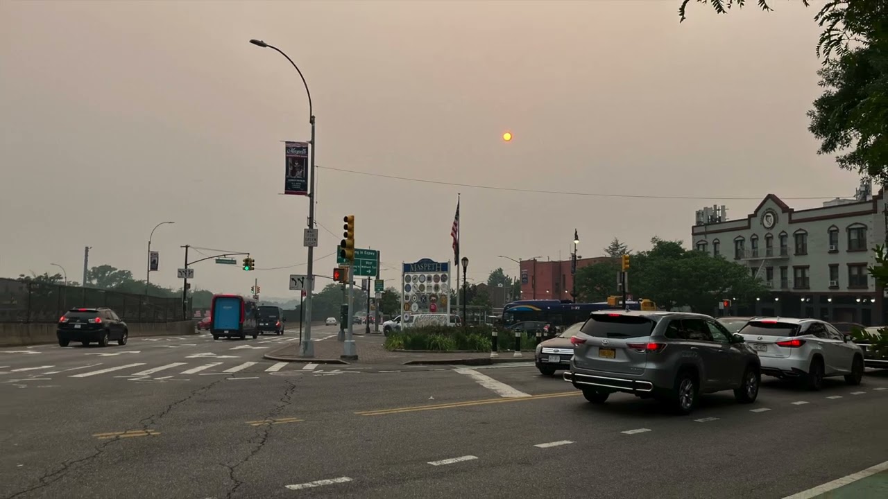 Canada Wildfire, Photos: Queens, NY