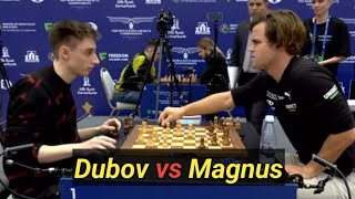 Magnus Carlsen vs Daniil Dubov || World Blitz 2023 screenshot 4