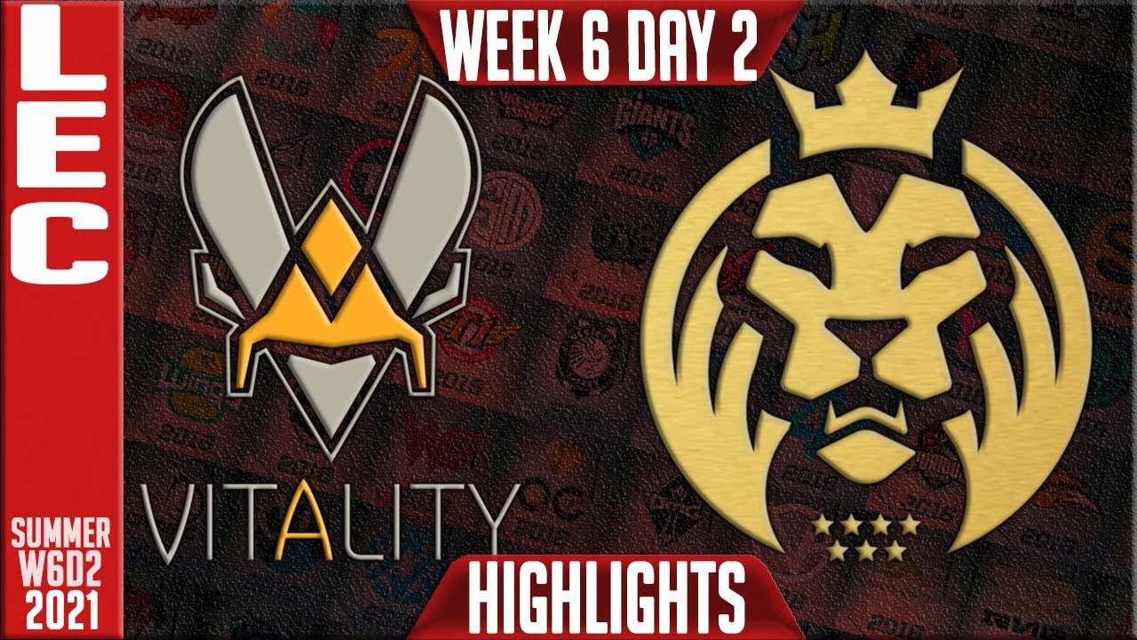 VIT vs MAD Highlights | LEC Summer 2021 W6D2 | Team Vitality vs MAD Lions
