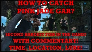 Final Fantasy XV: How to catch Pink Jade Gar? With commentary. Time, location and lure!
