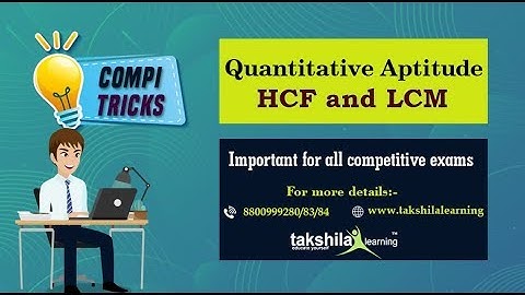 HCF and LCM | Best LCM and HCF Aptitude Tricks (म.स.प. & ल.स.प.) - Quantitative Aptitude