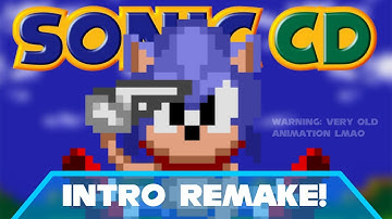 Sonic CD Intro - Sprite Animated Remake