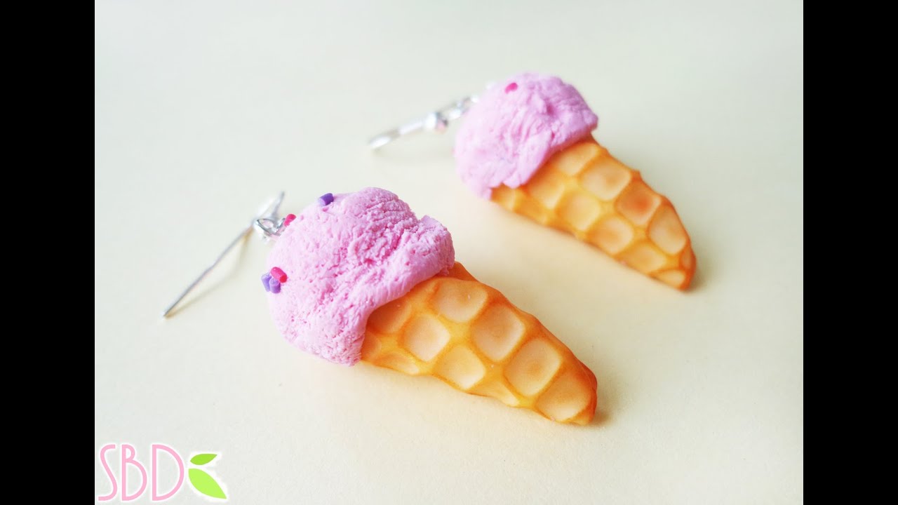Miniatura Gelato in Fimo - Fimo clay Ice cream miniature DIY - YouTube