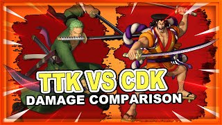 600 Mastery CDK and TTK Damage Comparison - Blox Fruits