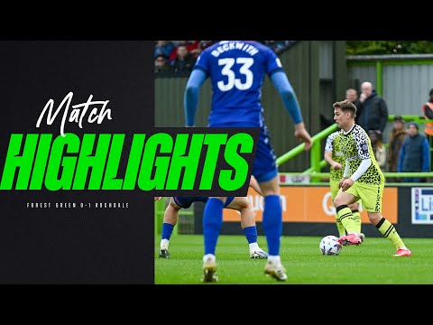 Forest Green Rochdale Goals And Highlights