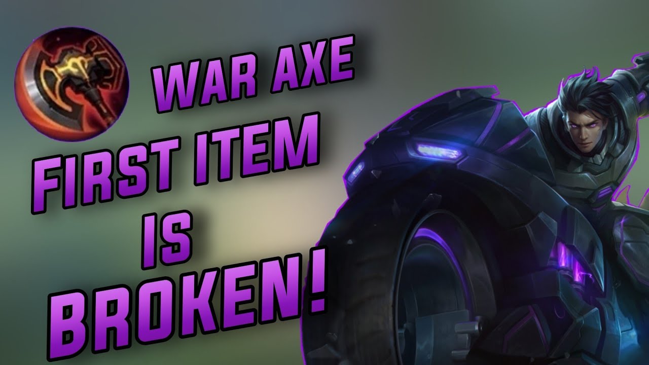 WAR AXE FIRST ITEM IS THE NEW META FOR ALUCARD! | MLBB