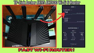 TP Link Archer AX95 AX7800 Wi Fi 6 Router Unboxing, Setup & Review