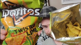 Let's try new doritos twisted lime!