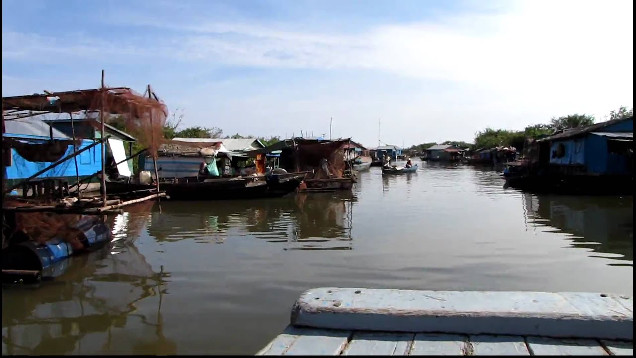 Tonle Sap lake,Siem Reap,Cambodia, Canon PowerShot SX1 IS ***Watch in HD***