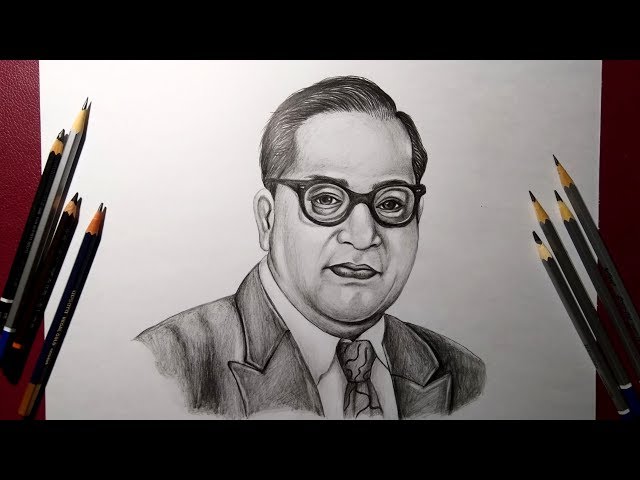 Anwit Sarkar - Drawing Dr. Br Ambedkar. YouTube link -... | Facebook