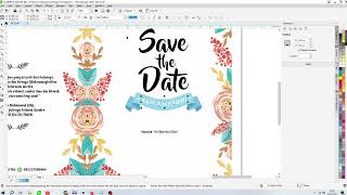Gratis Download File Vector Desain Undangan Pernikahan 3