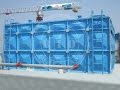 Pembuatan Tangki Panel Fiber Biopanel Tangki Fiberglass Panel Water Tank