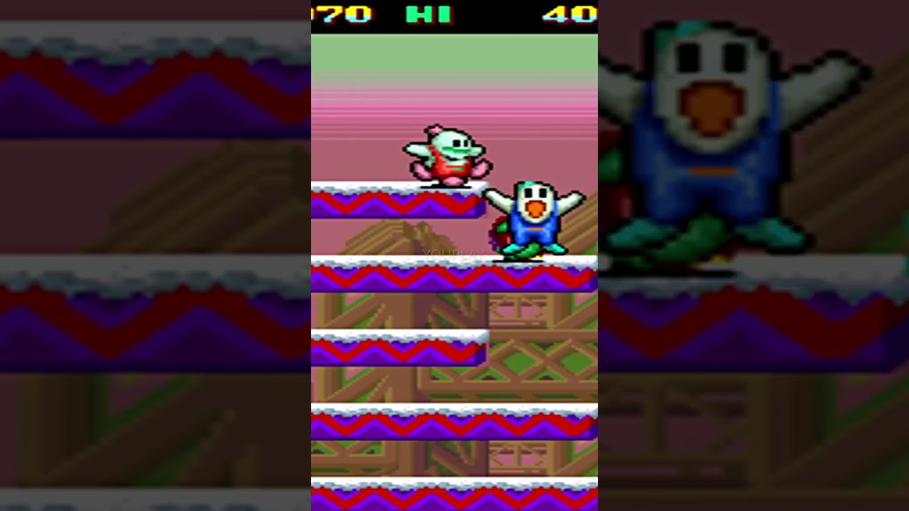 Snow Bros. Nick & Tom (1990) // Arcade Gameplay // 1️⃣ 