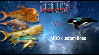 feeding frenzy mod custom boss ,droyin the monster fish,monster whale, angryshark,dunkeleoteous