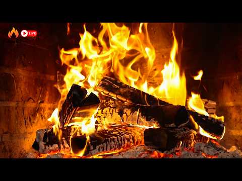 Unmixed Fireplace White Noise | Clean Crackling Fire for Calm Meditation